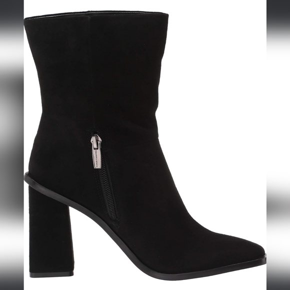 Vince Camuto Dantania Mid Calf Boot - Black Suede Size 10 brand new in box - Picture 2 of 5